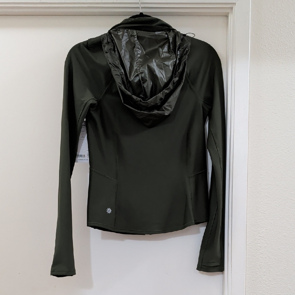 Athleta Interval Jacket Aspen Olive NWT - Picture 4 of 8